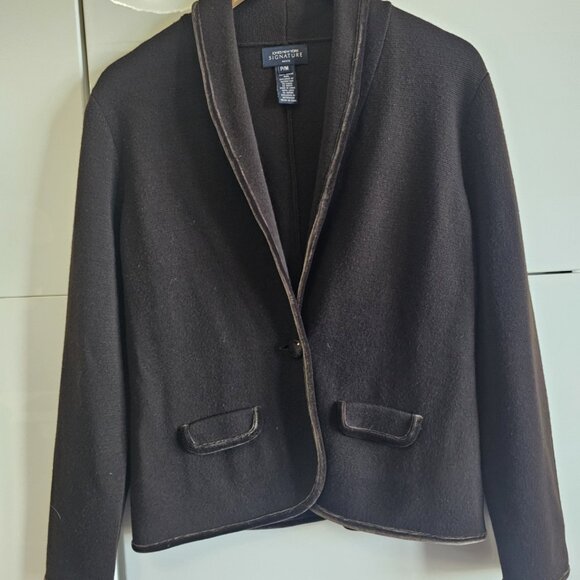 Jones New York 100% Merino Wool Jacket Blazer - Picture 3 of 11
